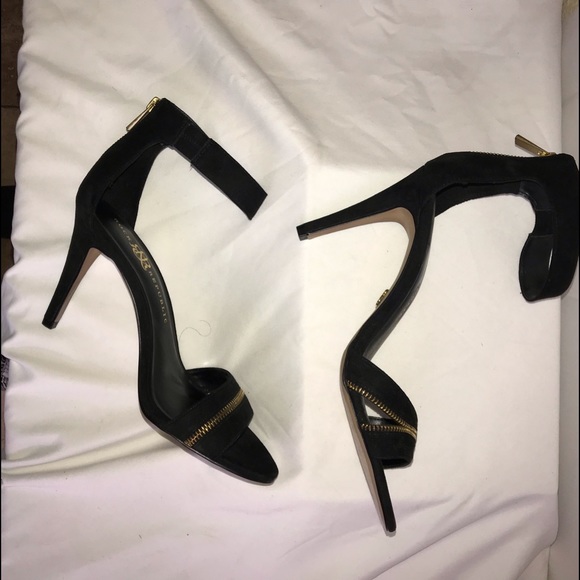 ROCK & REPUBLIC STRAP OPEN TOE HEELS Sz 10 - Picture 3 of 8